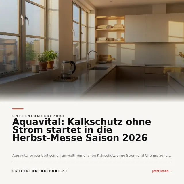 Share-Card fuer Aquavital startet 2026 mit stromfreiem Kalkschutz auf Herbstmessen durch