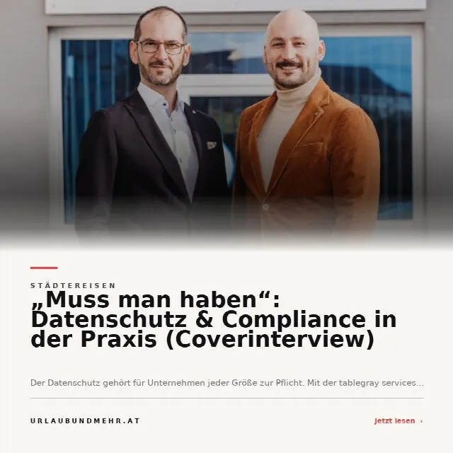 Share-Card fuer „Muss man haben“: Datenschutz & Compliance in der Praxis (Coverinterview)