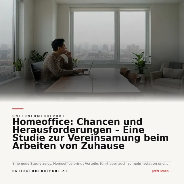 Share-Card fuer Homeoffice: Zwischen Flexibilität und Einsamkeit – Neue Studie beleuchtet Auswirkungen